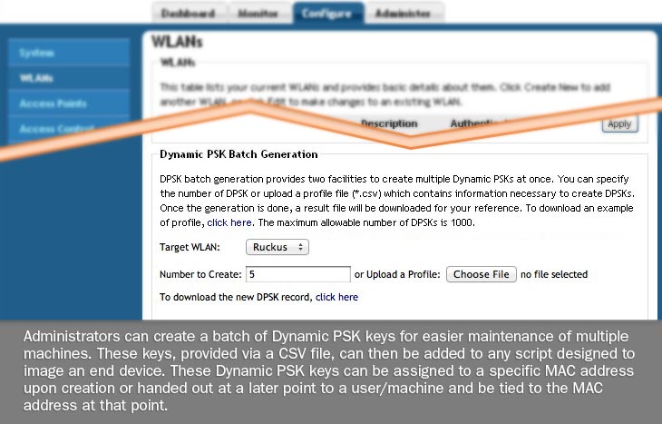 Dynamic PSK Batch Screenshot