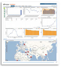 The Google map view lets network administrators see the entire network including mesh